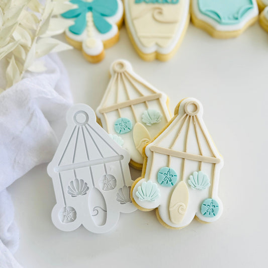 Baby on Board Mobile Cookie Stamp & Cutter