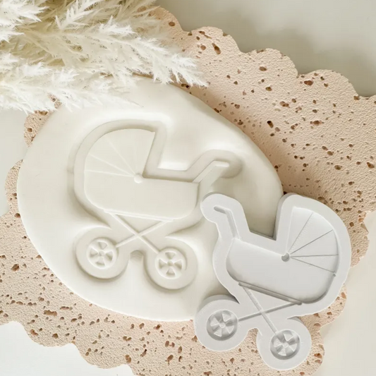 Pram Cookie Stamp & Cutter