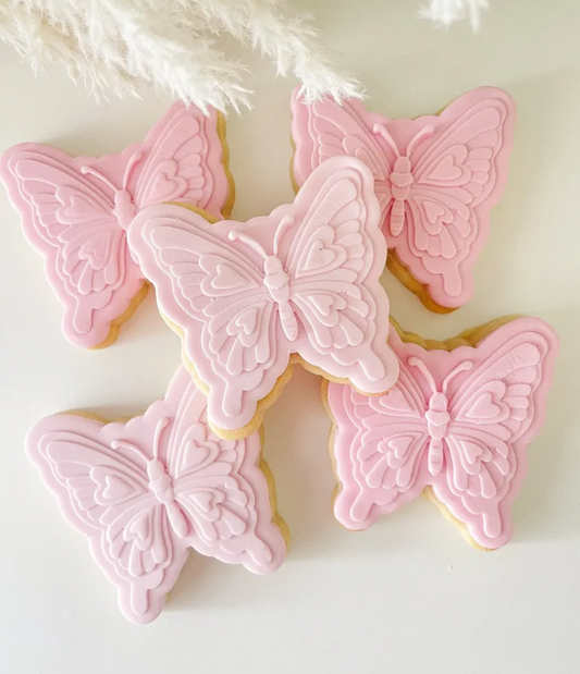Butterfly Love Cookie Stamp & Cutter