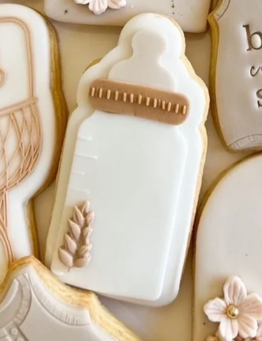 Baby Bottle Cookie Stamp & Cutter