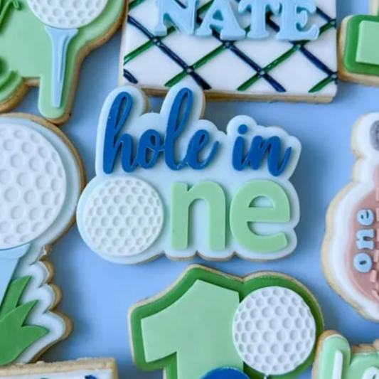 Hole in One Cookie Stamp & Cutter