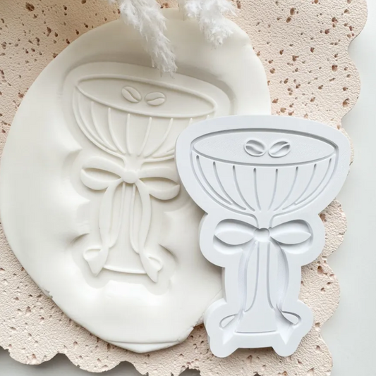 Espresso Martini Cookie Stamp & Cutter
