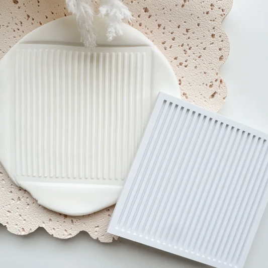 Stripe Debosser Cookie Stamp Plate Only