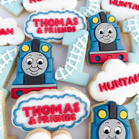 Train Track Plate Cookie Stamp Only