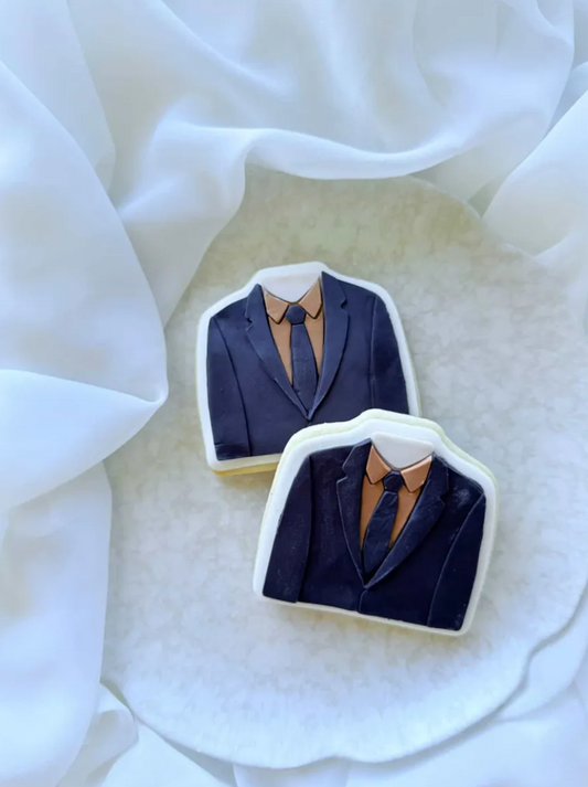 Suit & Tie Cookie Stamp & Cutter