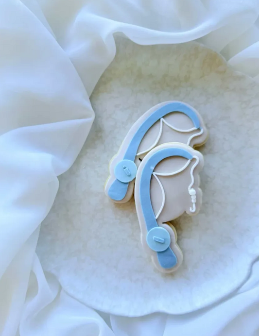 Fishing Rod Cookie Stamp & Cutter