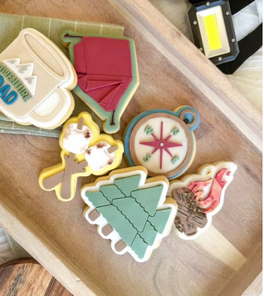 Compass Cookie Stamp & Cutter