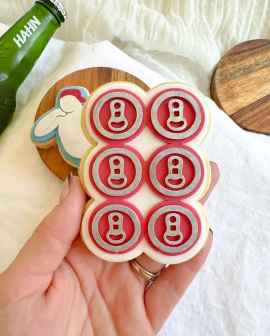 Six Pack of Cans Cookie Stamp & Cutter
