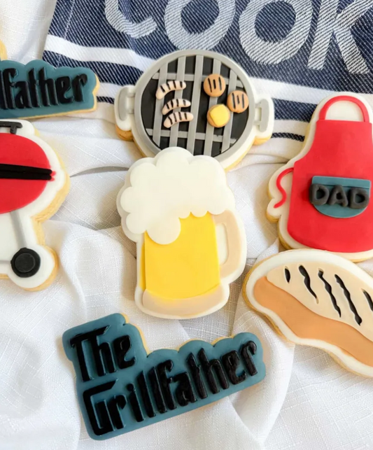 Frothy Beer Cookie Stamp & Cutter