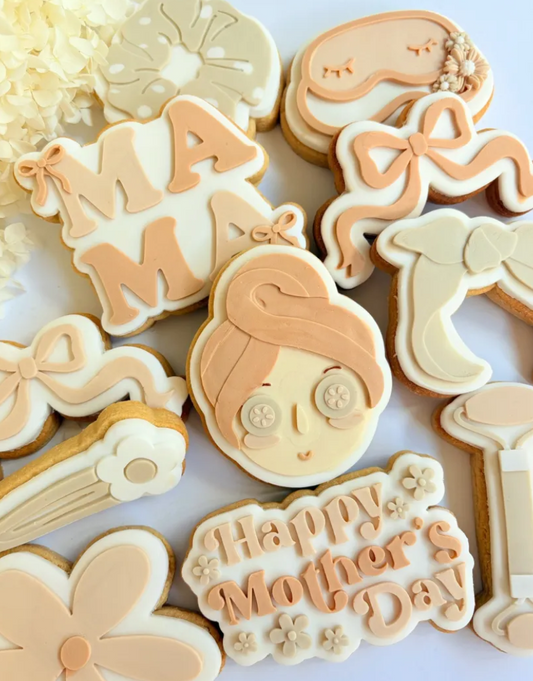 Spa Face Cookie Stamp & Cutter