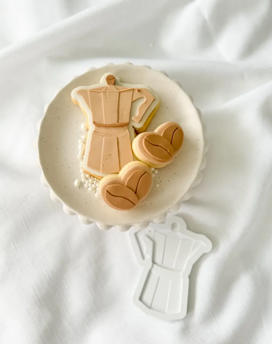 Espresso Machine Cookie Stamp & Cutter