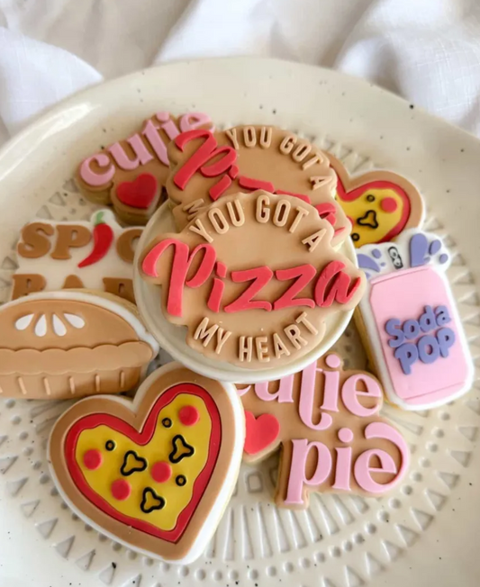 You got a Pizza my Heart Cookie Stamp and Cutter