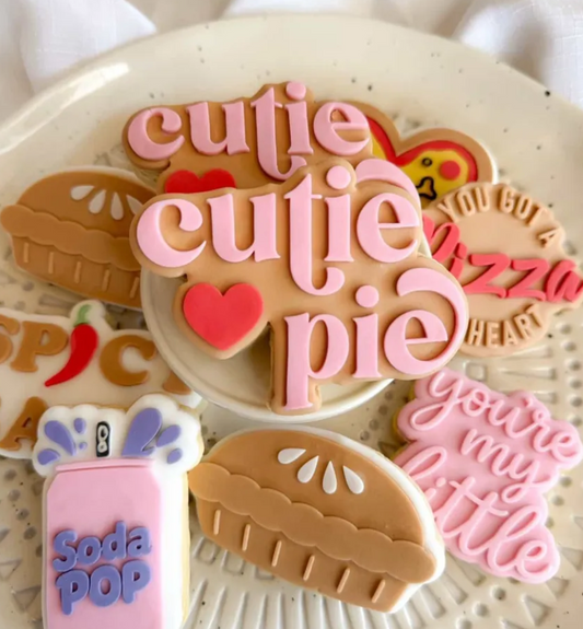 Cutie Pie Cookie Stamp and Cutter