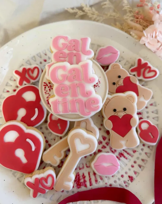 Galentine Cookie Stamp and Cutter
