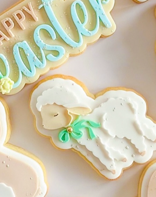 Lamb Cookie Stamp and Cutter