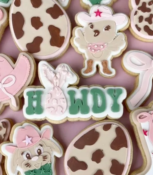 Howdy Cookie Stamp & Cutter