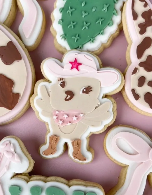 Howdy Chick Cookie Stamp & Cutter