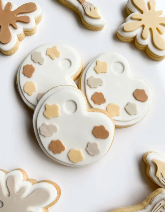 Paint Pallet Cookie Stamp & Cutter
