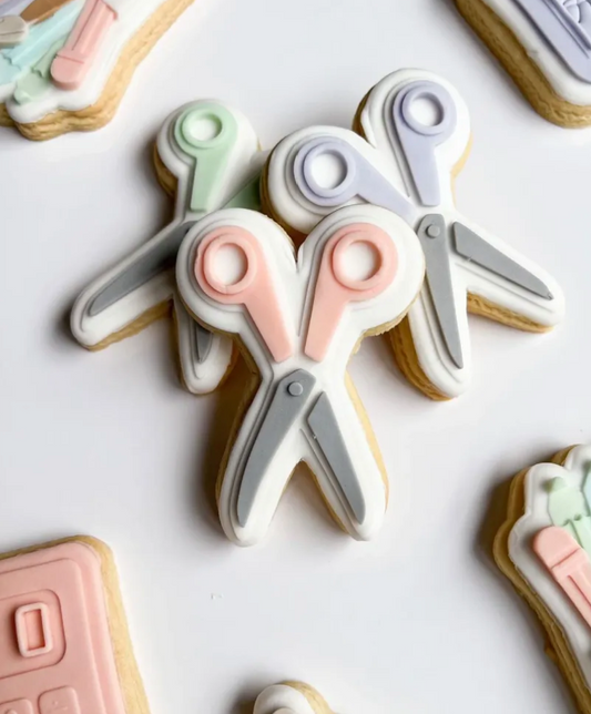 Scissors Cookie Stamp & Cutter