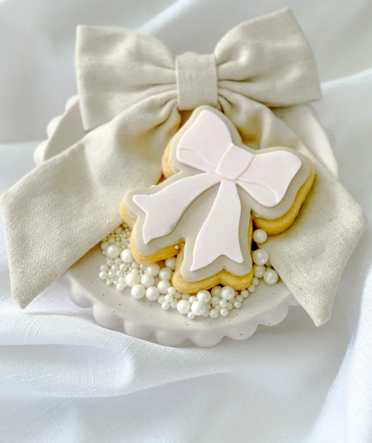 Ribbon Bow Cookie Stamp & Cutter