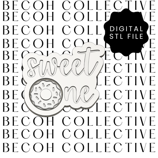 Sweet One Cookie Stamp & Cutter