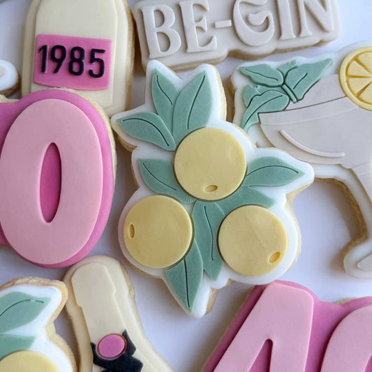 Citrus Branch Cookie Stamp and Cutter