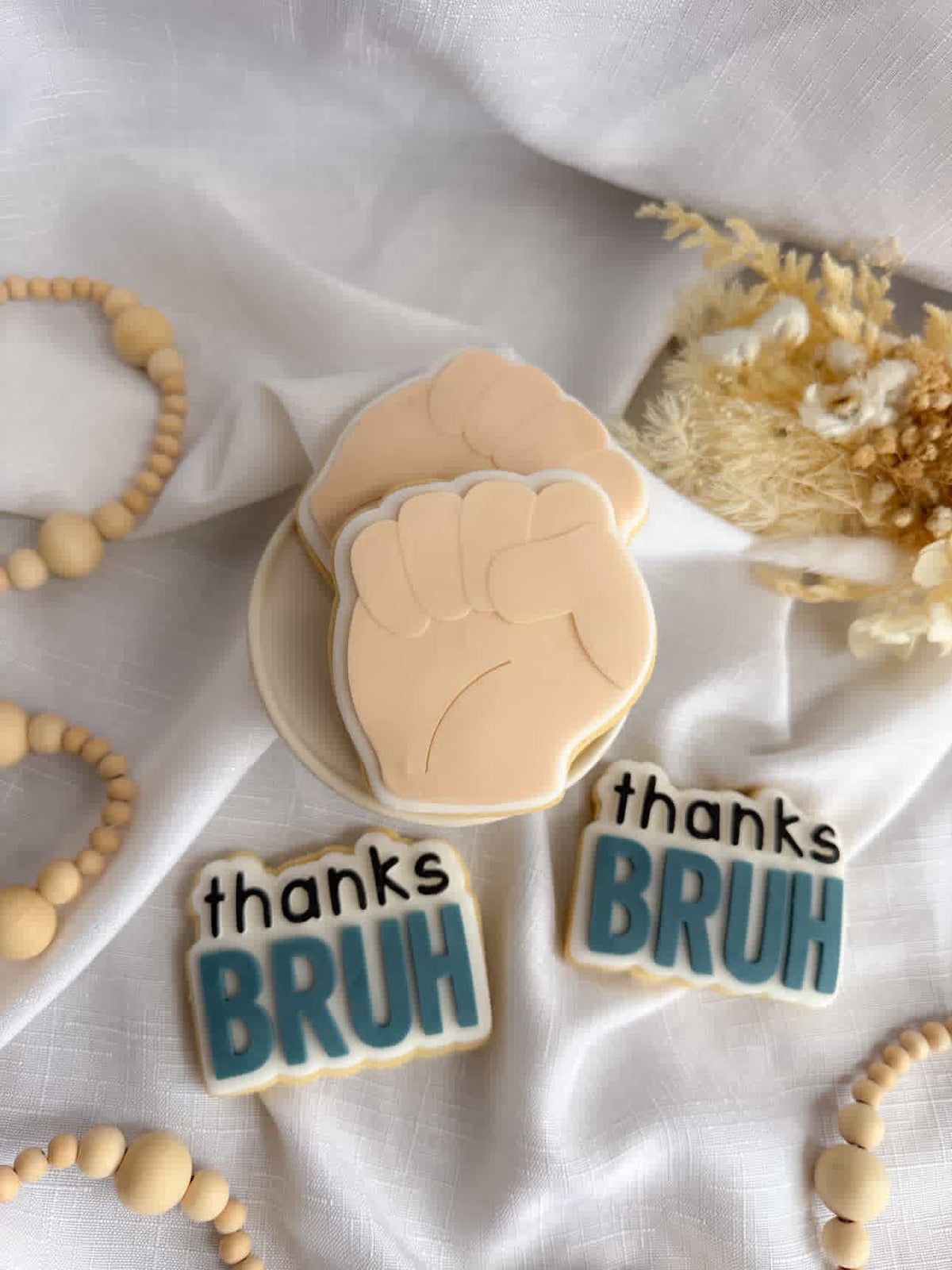 Fist Bump Cookie Stamp & Cutter