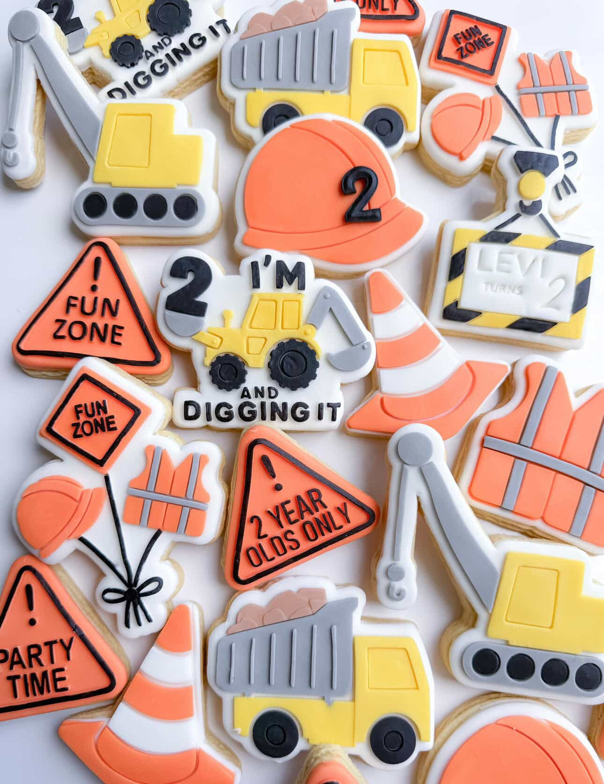 Safety Cone Cookie Stamp & Cutter