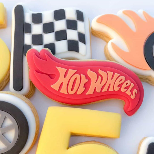 Hot Wheels Flame Cookie Stamp & Cutter