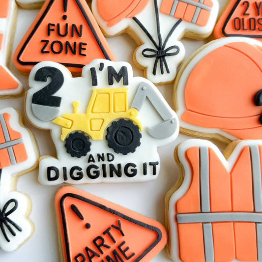 Im Two and Digging It Cookie Stamp & Cutter
