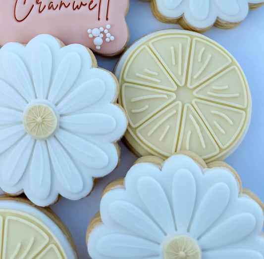 Lemon Slice Detail Cookie Stamp & Cutter