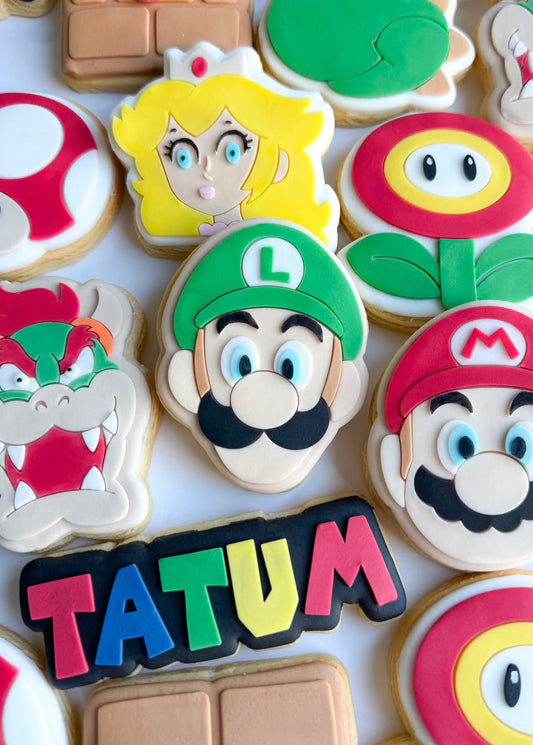Luigi Face Cookie Stamp & Cutter