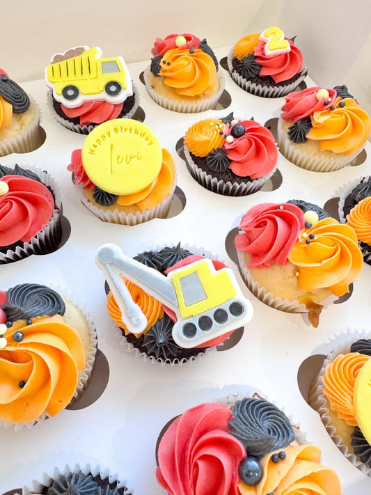 Construction Vehicle Minis Cookie Stamp & Cutter