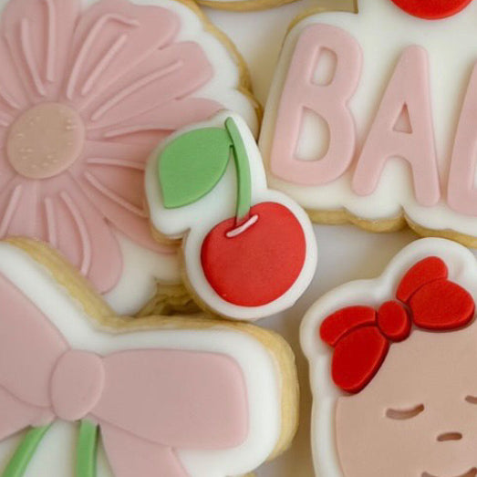 Mini Cherry Cookie Stamp & Cutter