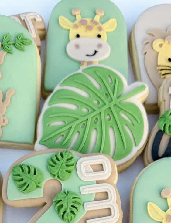 Monstera Leaf Cookie Stamp and Cutter