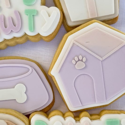 Dog Kennel Cookie Stamp and Cutter