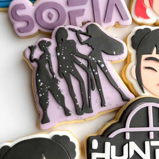 Demon Hunters Silhouette Cookie Stamp and Cutter