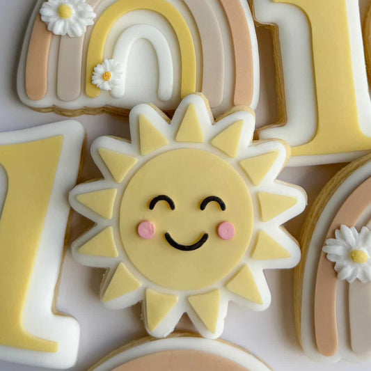 Cute Sun Cookie Stamp & Cutter